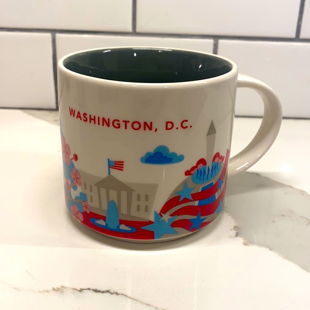 Washington D.C You Are Here Starbucks Mug
